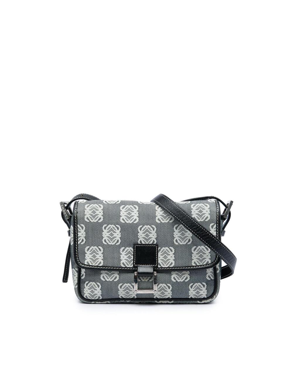 Loewe Anagram Canvas Flap Crossbody #368523L53B